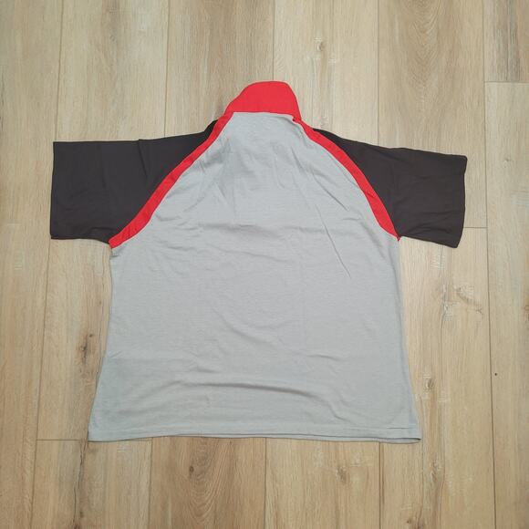 VTG 80s Boxy Fit Polo Shirt Mens XL (25.5" Chest x 27" Length) Colorblock 80s - Picture 4 of 5